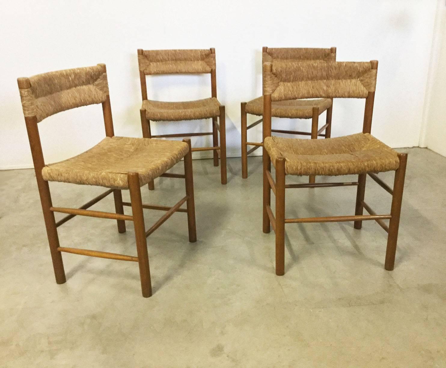 Hand-Crafted Set of Four Chairs by Robert Sentou For Sale