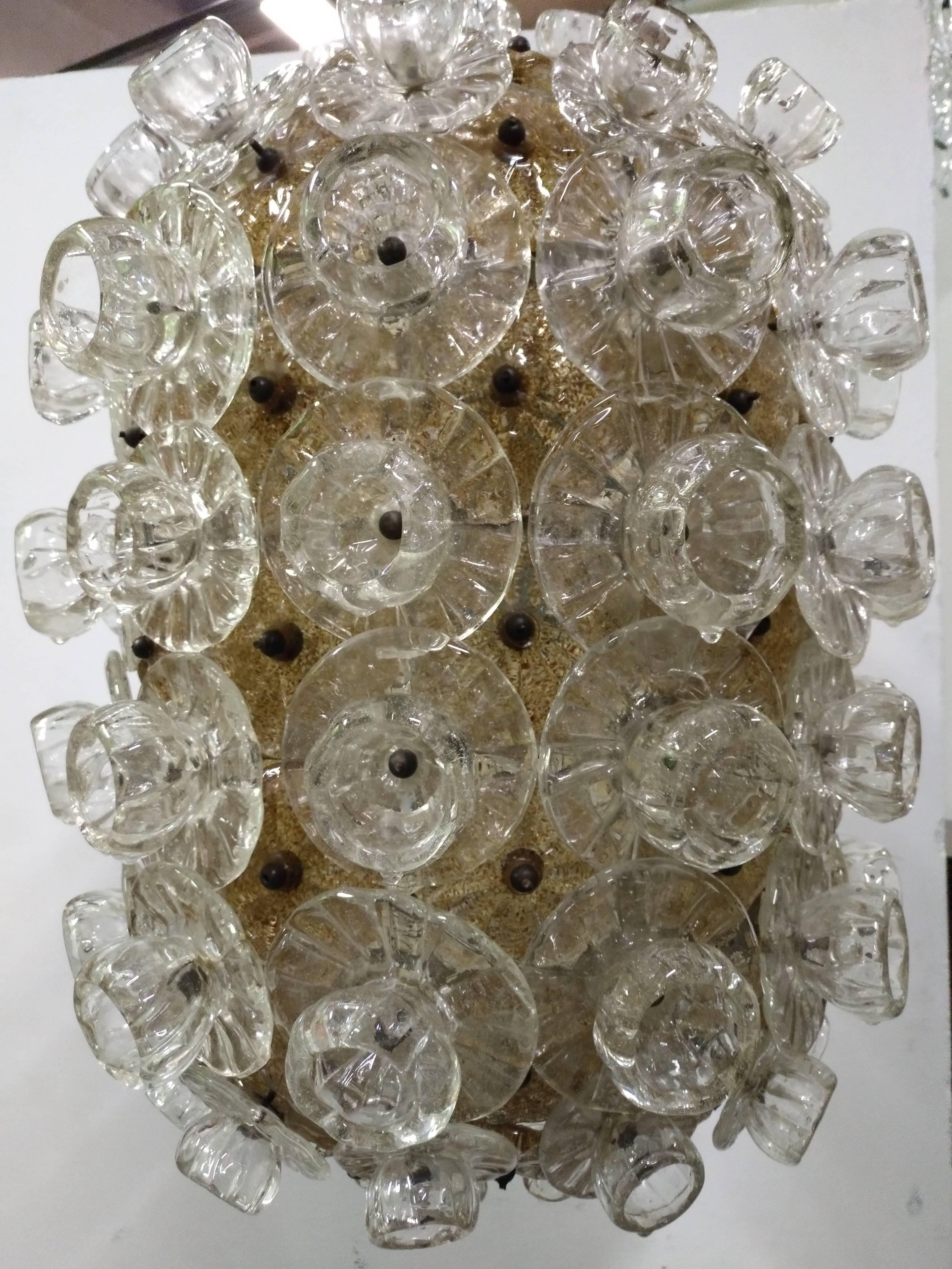 Italian Exceptional Chandelier by Barovier, 1940