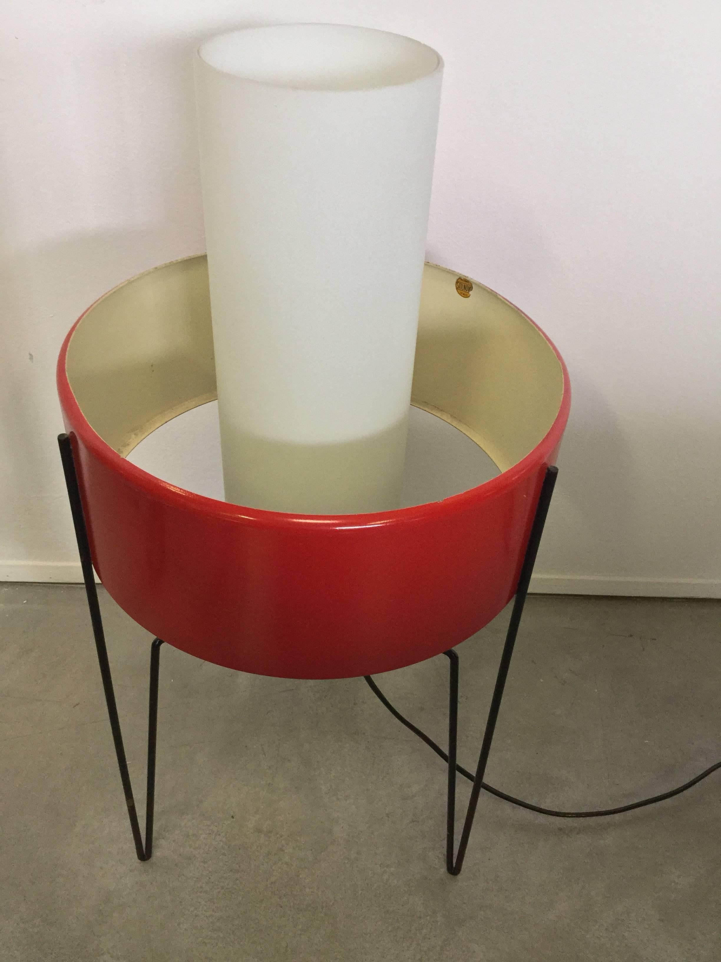 Rare Large Table Lamp by Stilnovo In Good Condition In Fossano, IT
