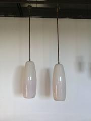Pair of Chandeliers by Massimo Vignelli, Venini, 1950