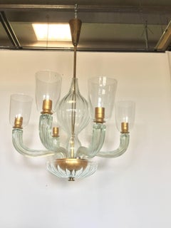 Beautiful Venini Chandelier Attributed to Carlo Scarpa, 1940