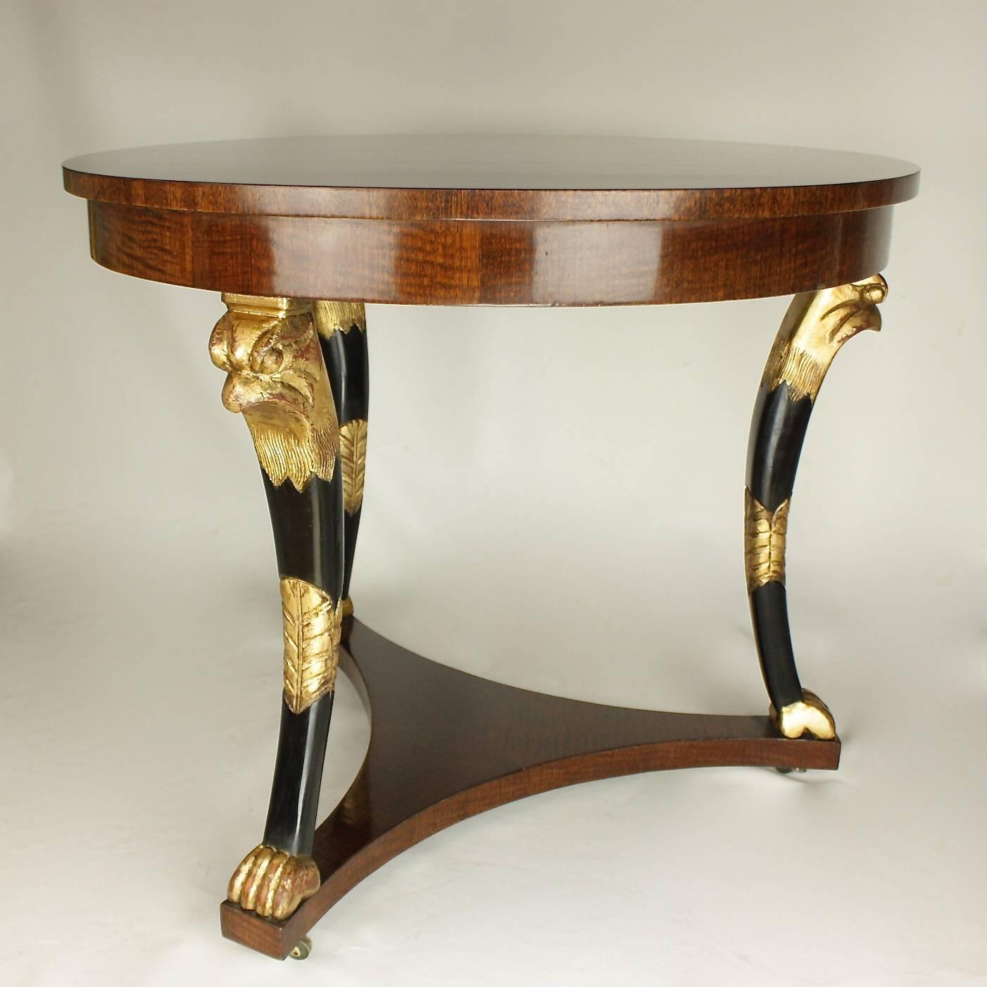 French Late 19th Century Empire Style Centre Table