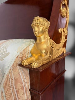 Vintage Antique Wooden Bed Frame in Excellent Condition for Bedroom