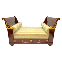 Vintage Antique Wooden Bed Frame in Excellent Condition for Bedroom