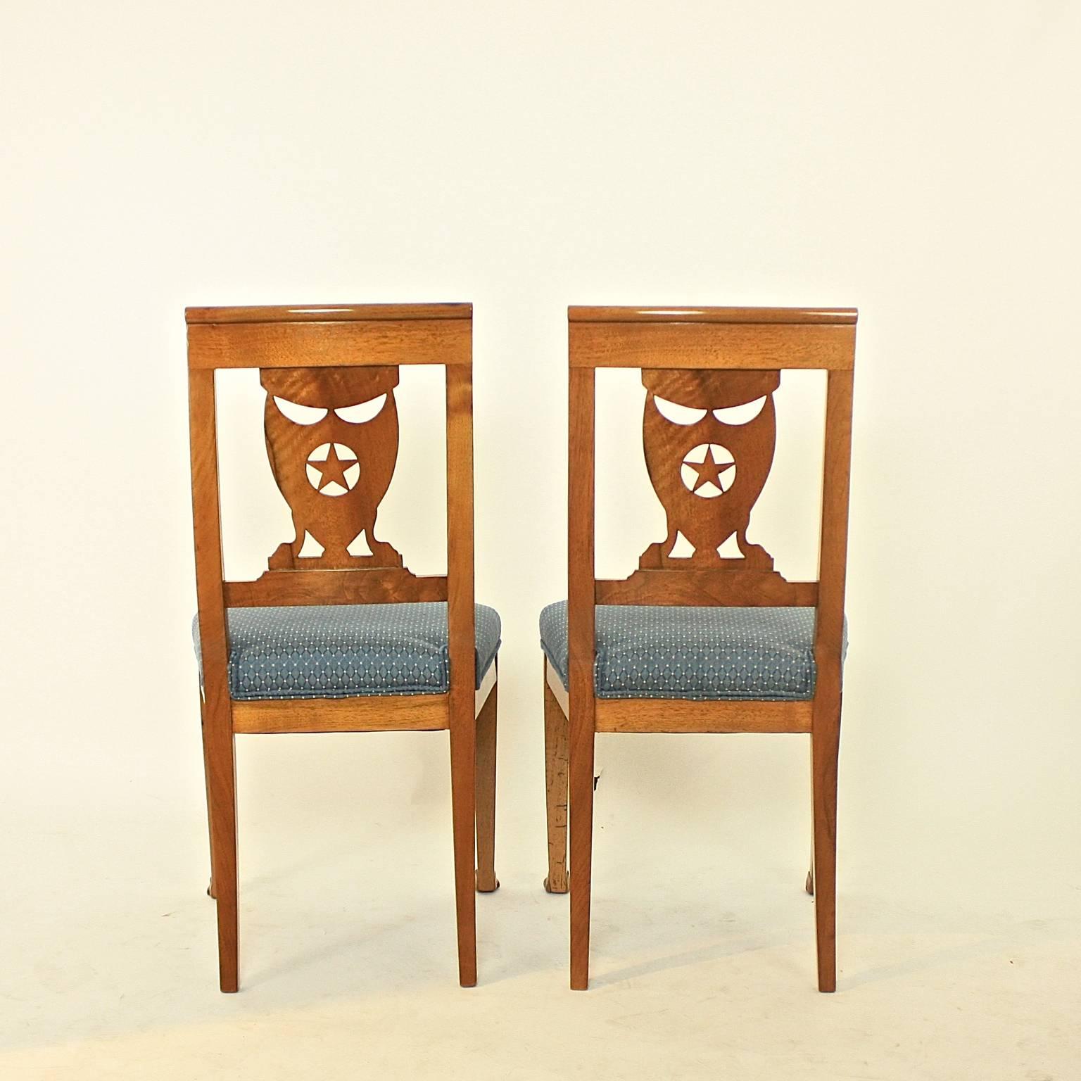 Set of Six Late 18th Century Directoire Dining Chairs, workshop of P.M. Balny 3