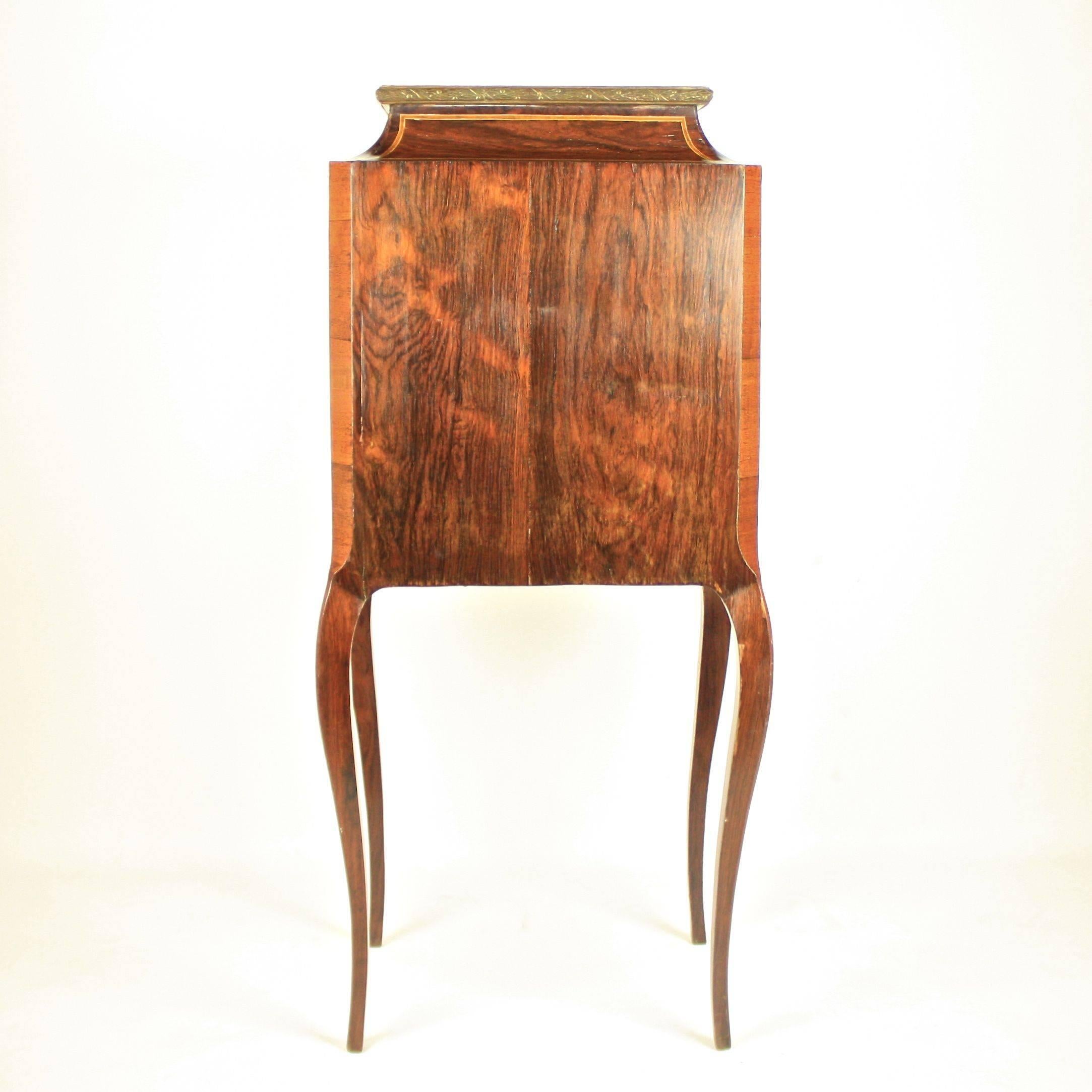 Small 19th Century Cabinet on Stand, in the Manner of L. BOUDIN 2