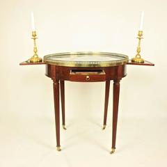 Late 18th Century Mahogany Bouillotte Table by J.J. Pafrat
