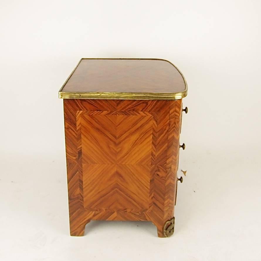 Marquetry Late 19th Century Children's Commode in Regence Style