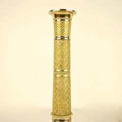 Pair of Gilt-Bronze Empire Candlesticks