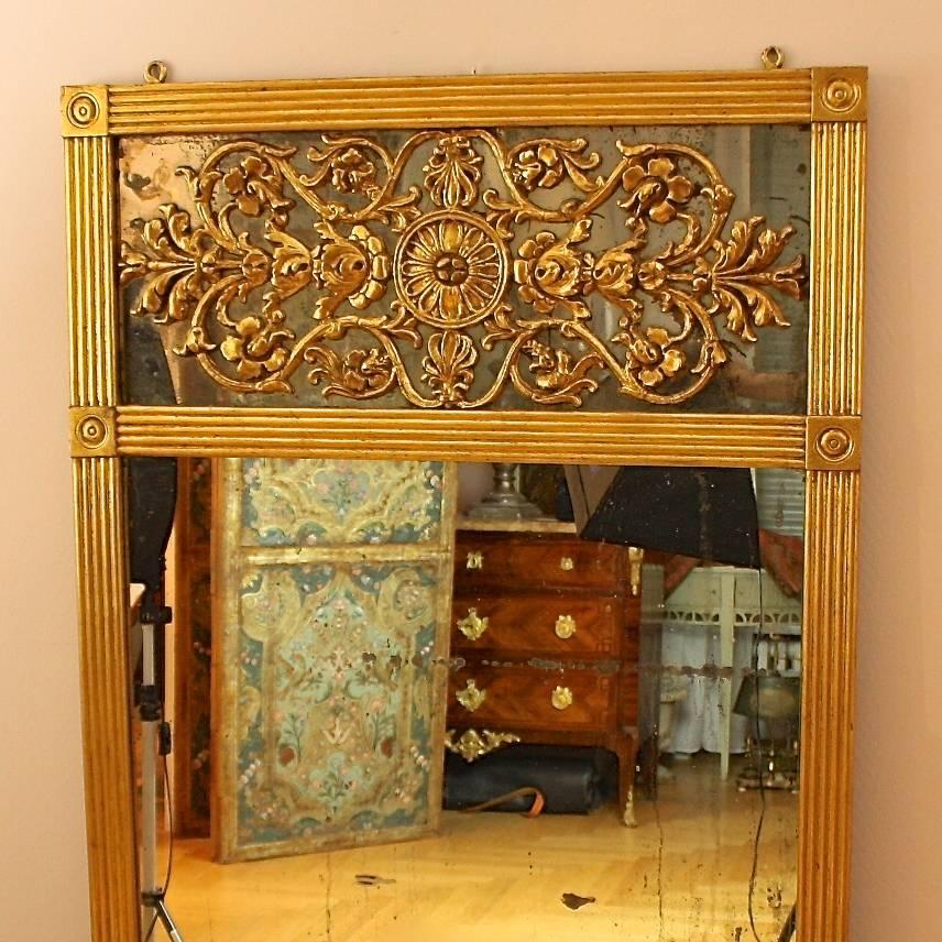 Directoire Style Giltwood Mirror In Good Condition In Berlin, DE