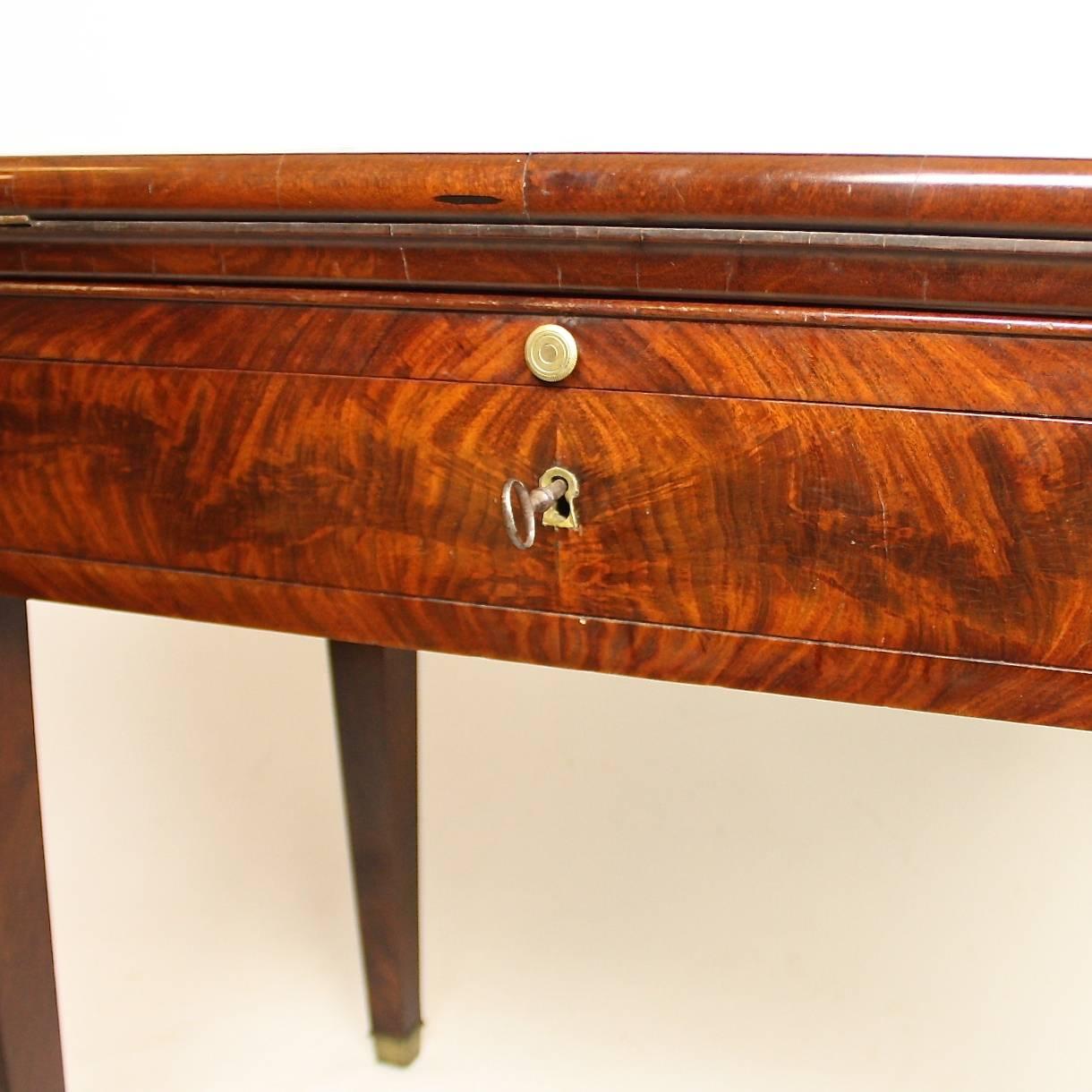 Late 18th Century Mahogany Veneered Architect's Table In Good Condition In Berlin, DE