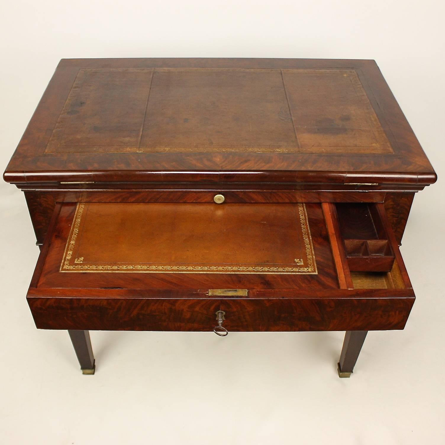 Late 18th Century Mahogany Veneered Architect's Table 2