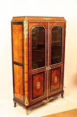 19th Century Vitrine or Bibiotheque in the Louis XV/XVI Transitionale Style