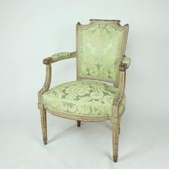 Pair of Louis XVI Painted Fauteuils Attributed to Claude ii Sené 'Le Jeune'