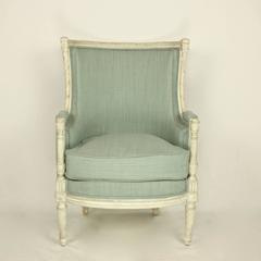 Louis XVI Style Paintwood Bèrgère à Gondole, in the Manner of George Jacob