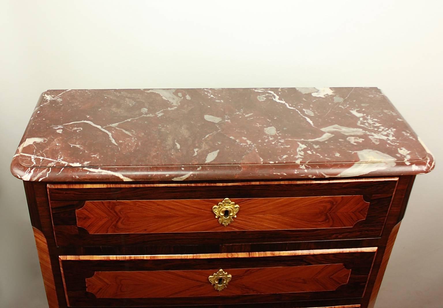 18th Century French Louis XV Tallboy or Chest of Drawers in the Manner of J.-G. Schlichtig
