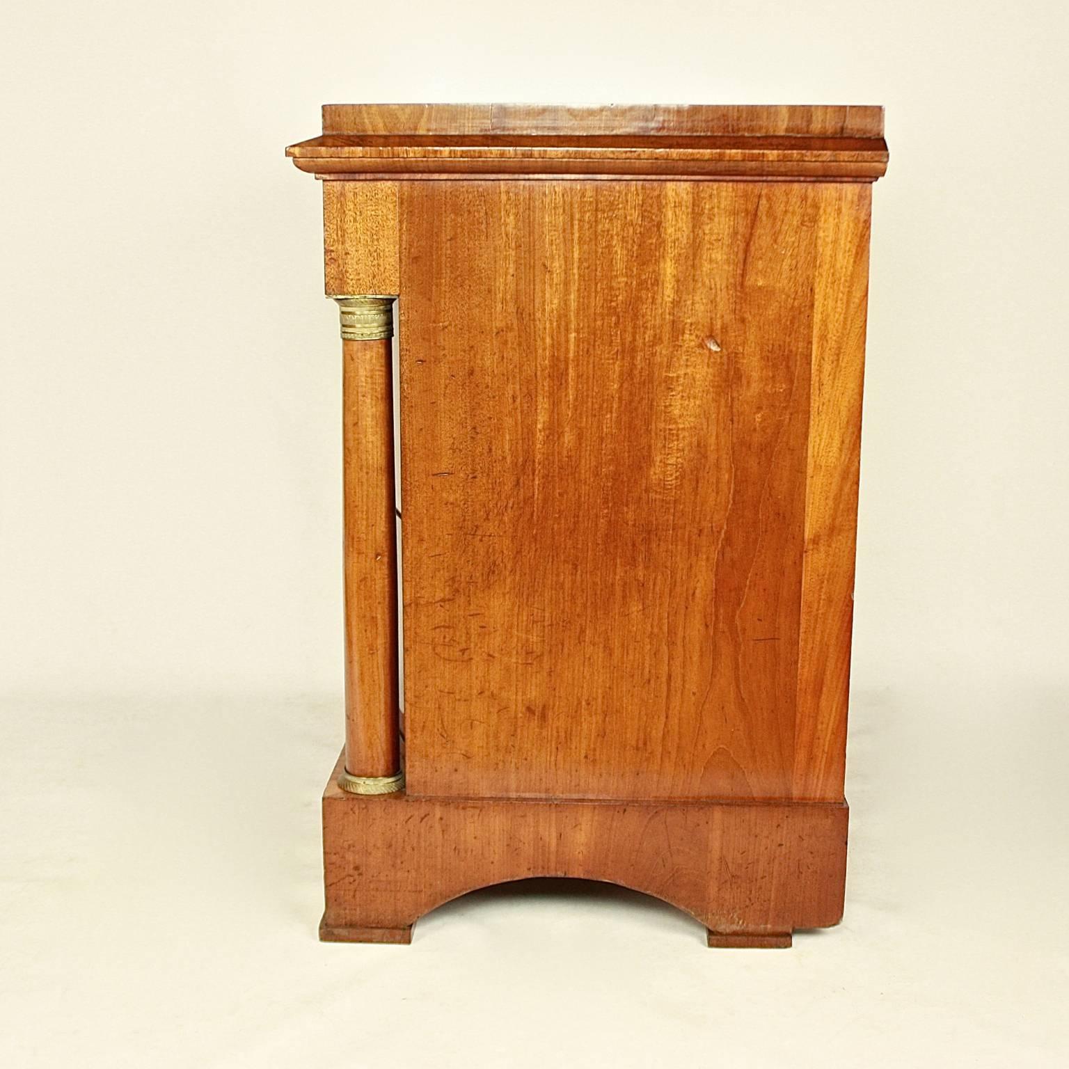 Early 19th Century Rare Mahogany Biedermeier Commode or Chest of Drawers, circa 1815