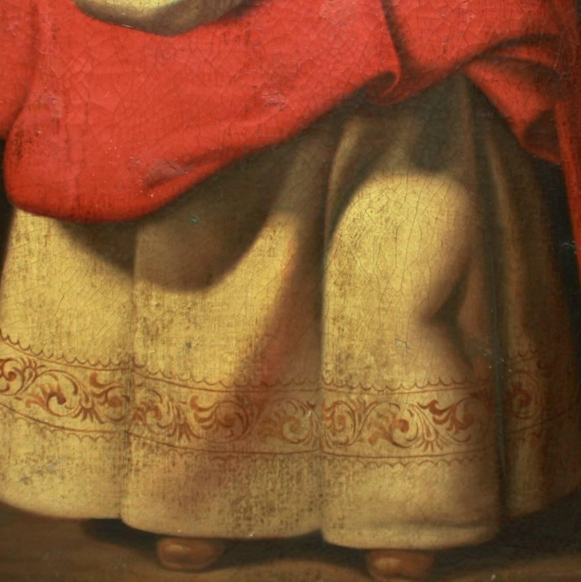 18th Century and Earlier Pair of 18th Century Children's Portraits of 'Magdalena De Vos' and 'Louis XV'