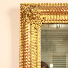 Large 19th Century Baroque Style Wall Mirror