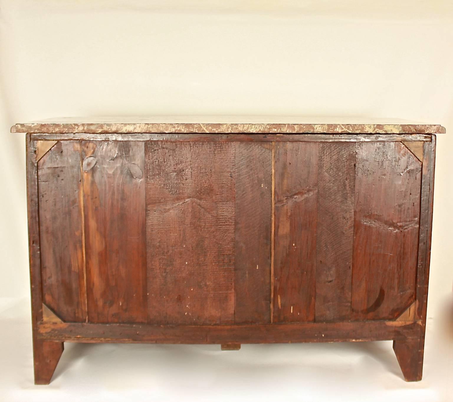 Bronze Early 18th Century Regence commode or Chest of Drawers