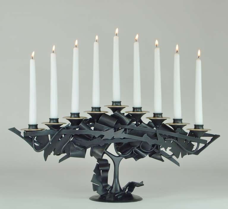 Albert Paley, Menorah, 2013 In Excellent Condition For Sale In Concord, MA