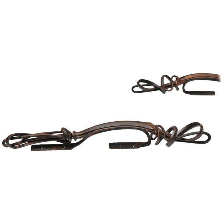 Italian Murano Red Glass Door Handle, 1950s For Sale at 1stdibs