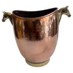 Art Deco Style Copper And Brass Champagne-Wine Cooler
