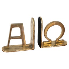 Alfa and Omega Brutalist Book Holder
