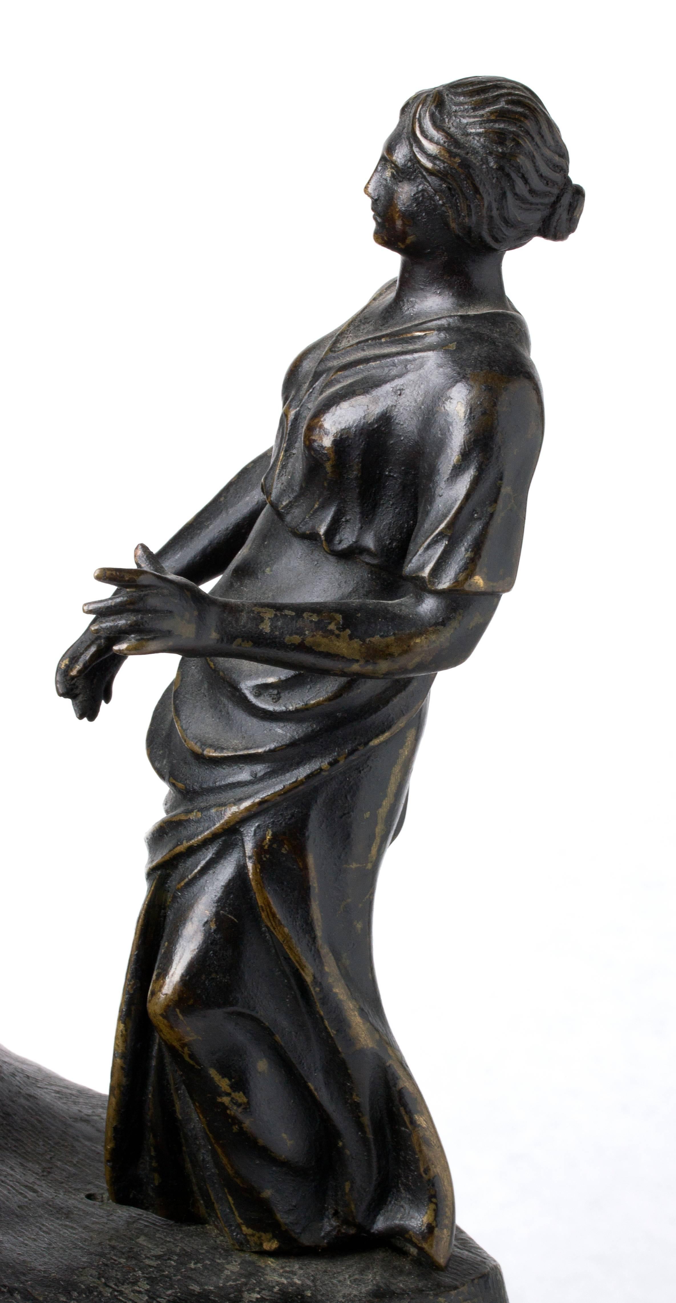Bronze Sculptural Group, End of 18th Century In Good Condition For Sale In Rome, IT