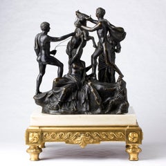 Bronze Sculptural Group, End of 18th Century