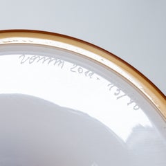VENINI Veronese 90th Anniversary Amber Glass Limited Edition 13/90 year 2011