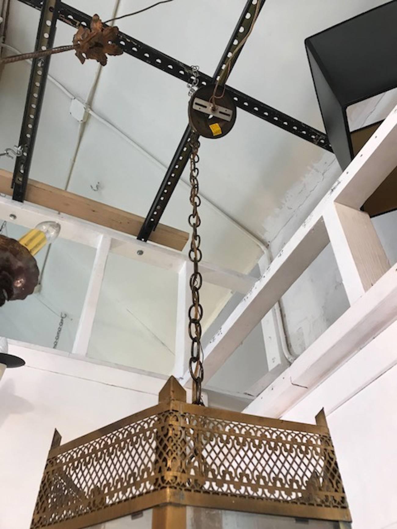 Large 19th Century Antique Style Lantern For Sale 1
