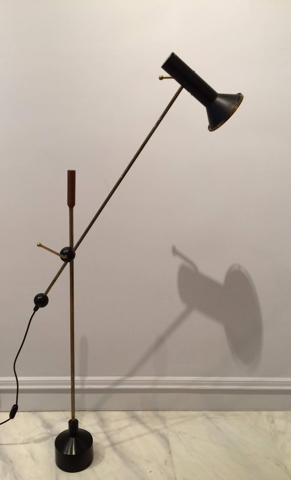 Tapio Wirkkala Floor Lamp for Idman-Oy, Finland, 1960 In Excellent Condition In Paris, FR