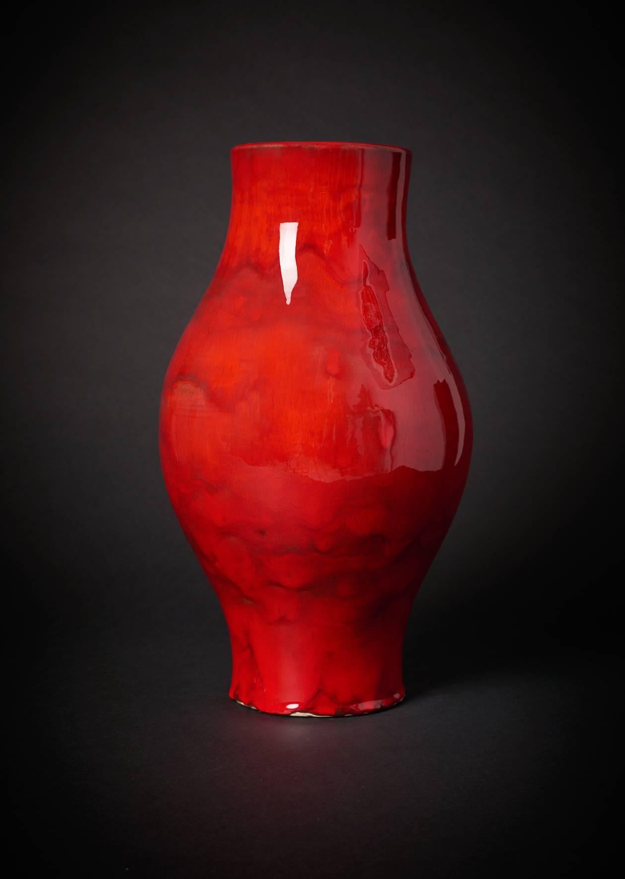 Large vase by Robert and Jean Cloutier (1930-2015) with famous 