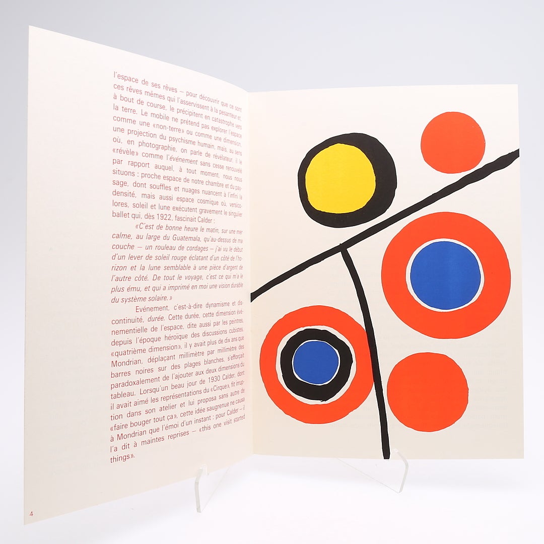 Alexander Calder Derrière Le Miroir Portfolio Of 4 Lithographs By Maeght 1973