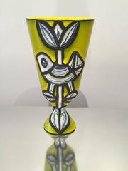 Roger Capron Yellow Bird Vase, 1958
