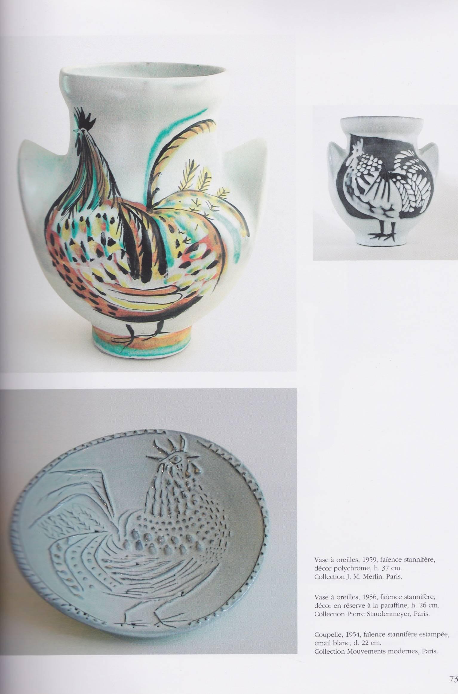 Roger Capron Large Bird Ceramic Vase, Vallauris, 1959 In Excellent Condition In Paris, FR