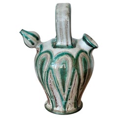 Jarra de cerámica «gargoulette» de Robert Picault, estilo provenzal, década de 1960