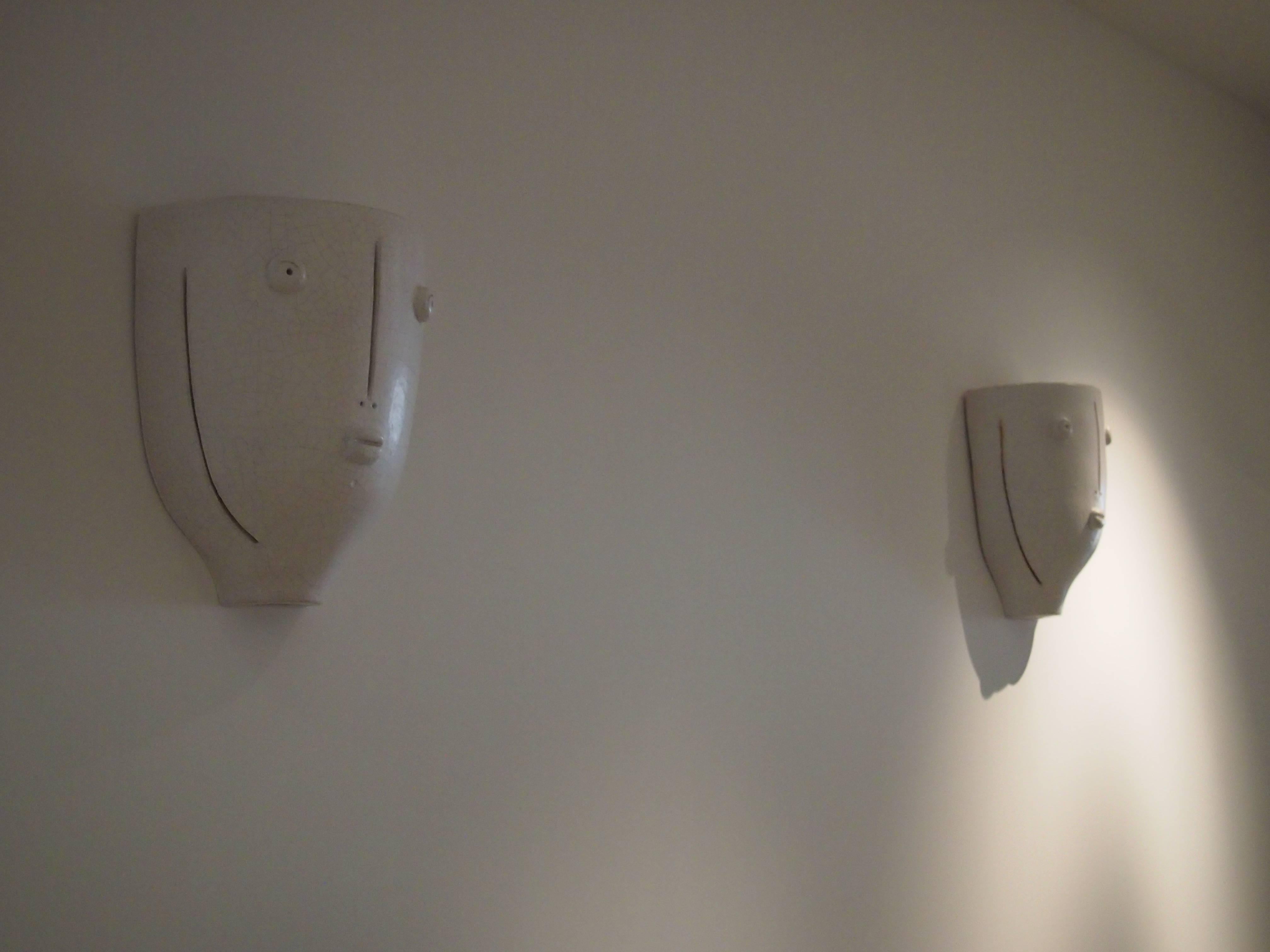 Pair of Ceramic Wall Lamps by DaLo 2