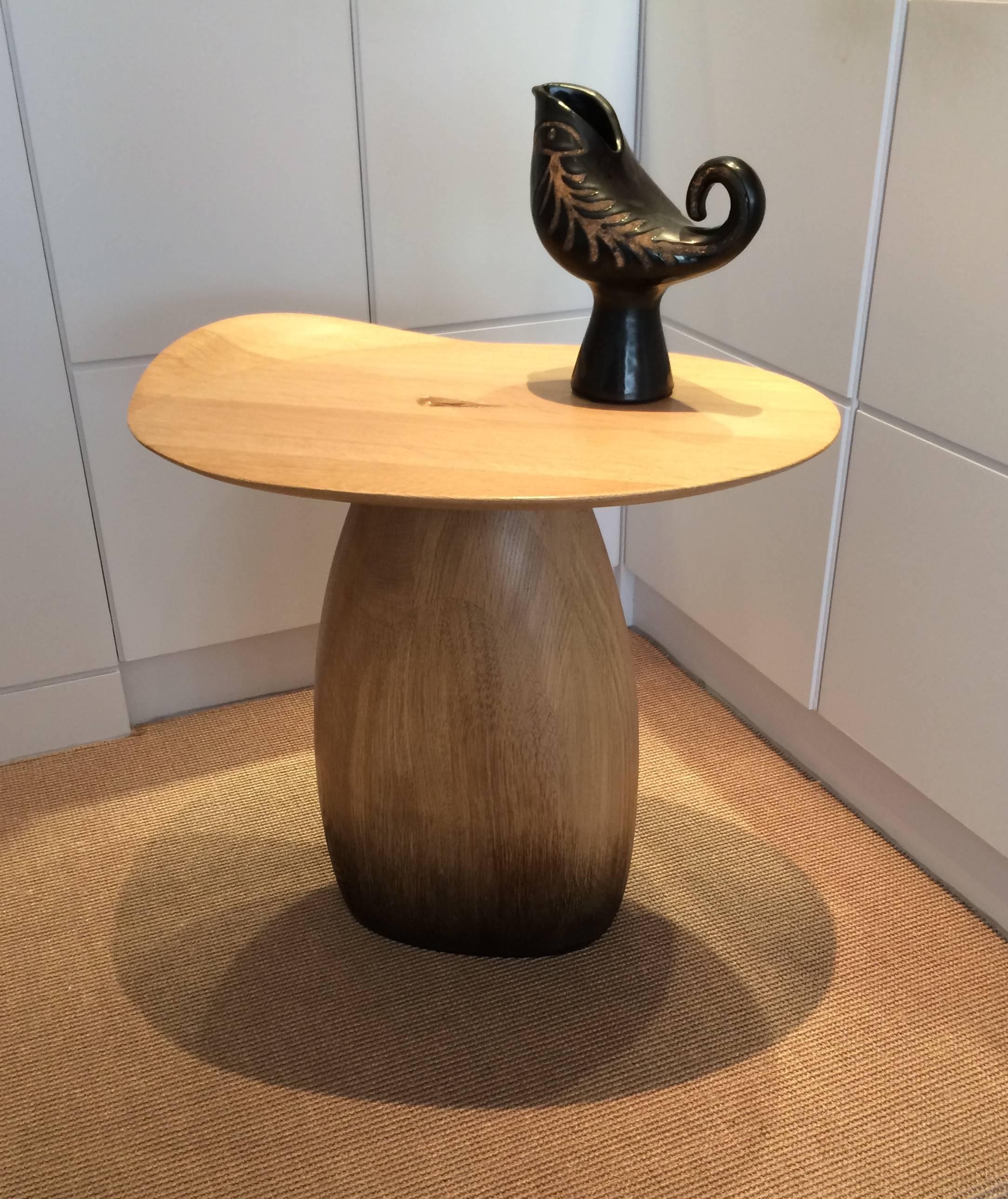 Contemporary Oak Side Table, 
