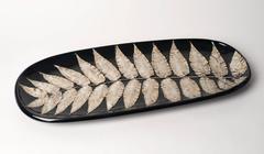 Very Large Ceramic Decorative Dish Signed by Pol Chambost, 1950s