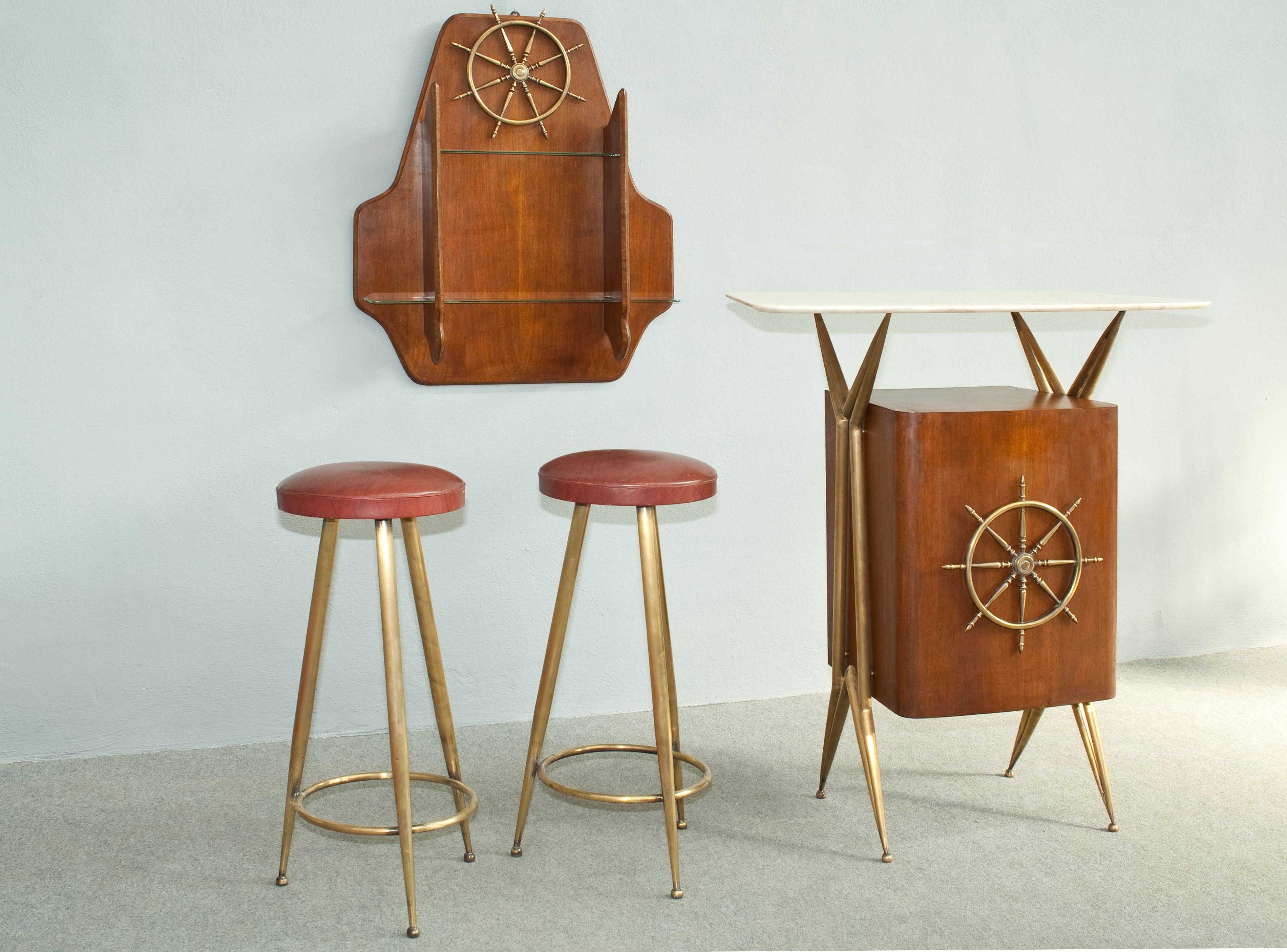 Italian Bar Set with Stools