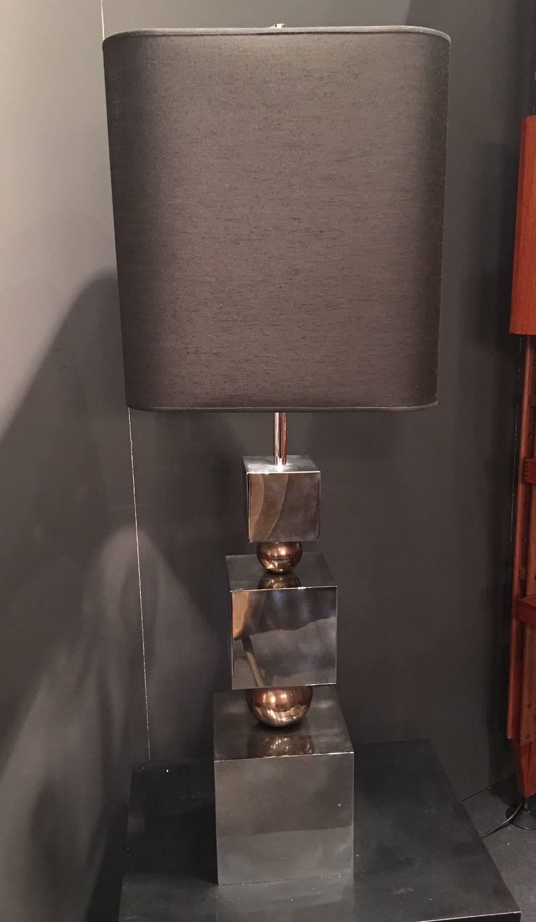 Late 20th Century Huge Table Lamp Attributed to Romeo Rega