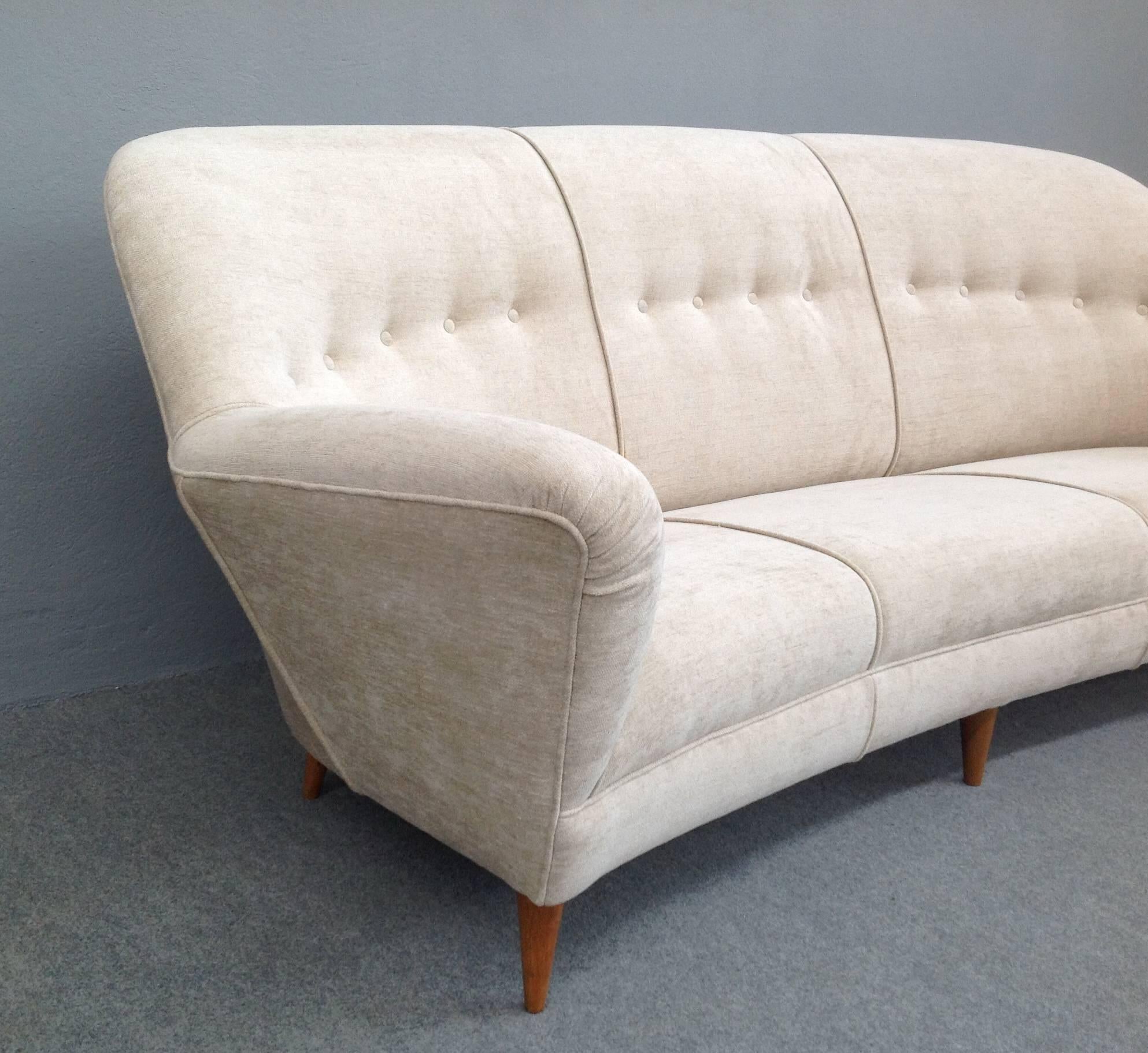 Mid-Century Modern Magnificent curved sofà by Ico Parisi