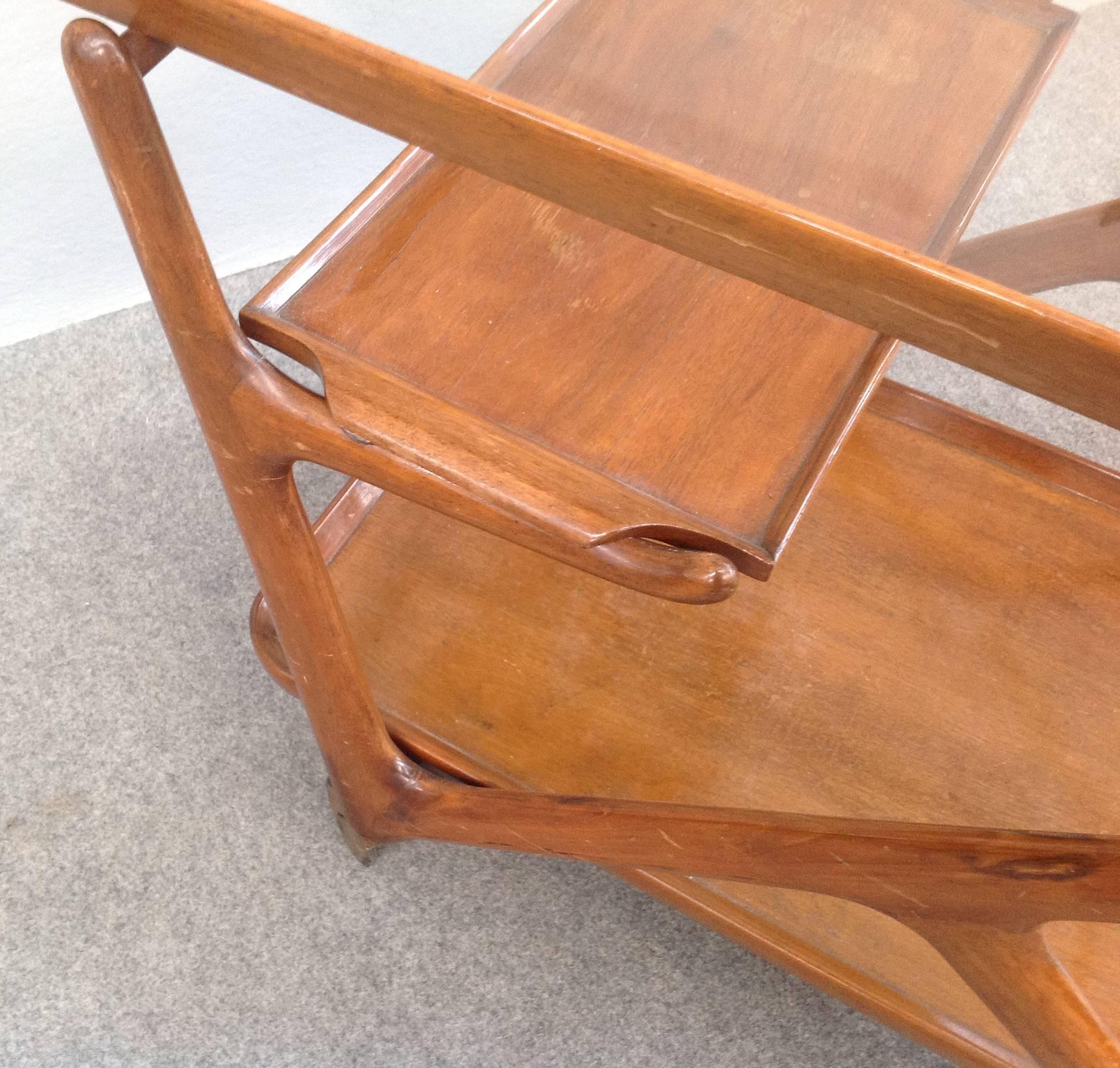 Cesare Lacca for Cassina Bar Cart In Excellent Condition In Piacenza, Italy