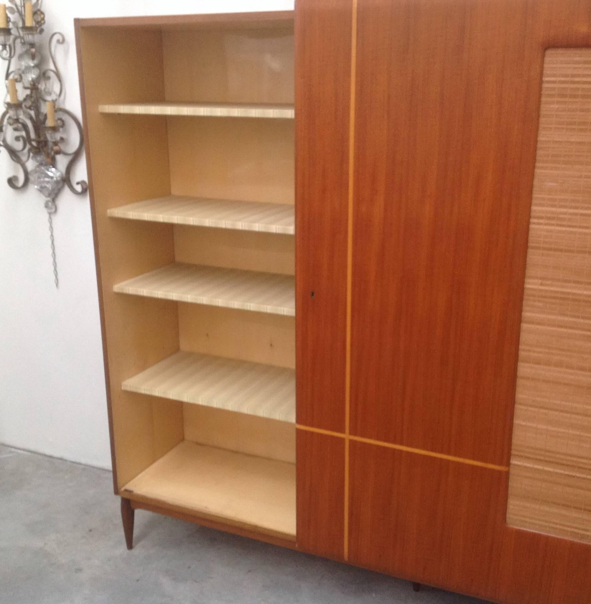 Italian Bookcase Cabinet In Excellent Condition In Piacenza, Italy