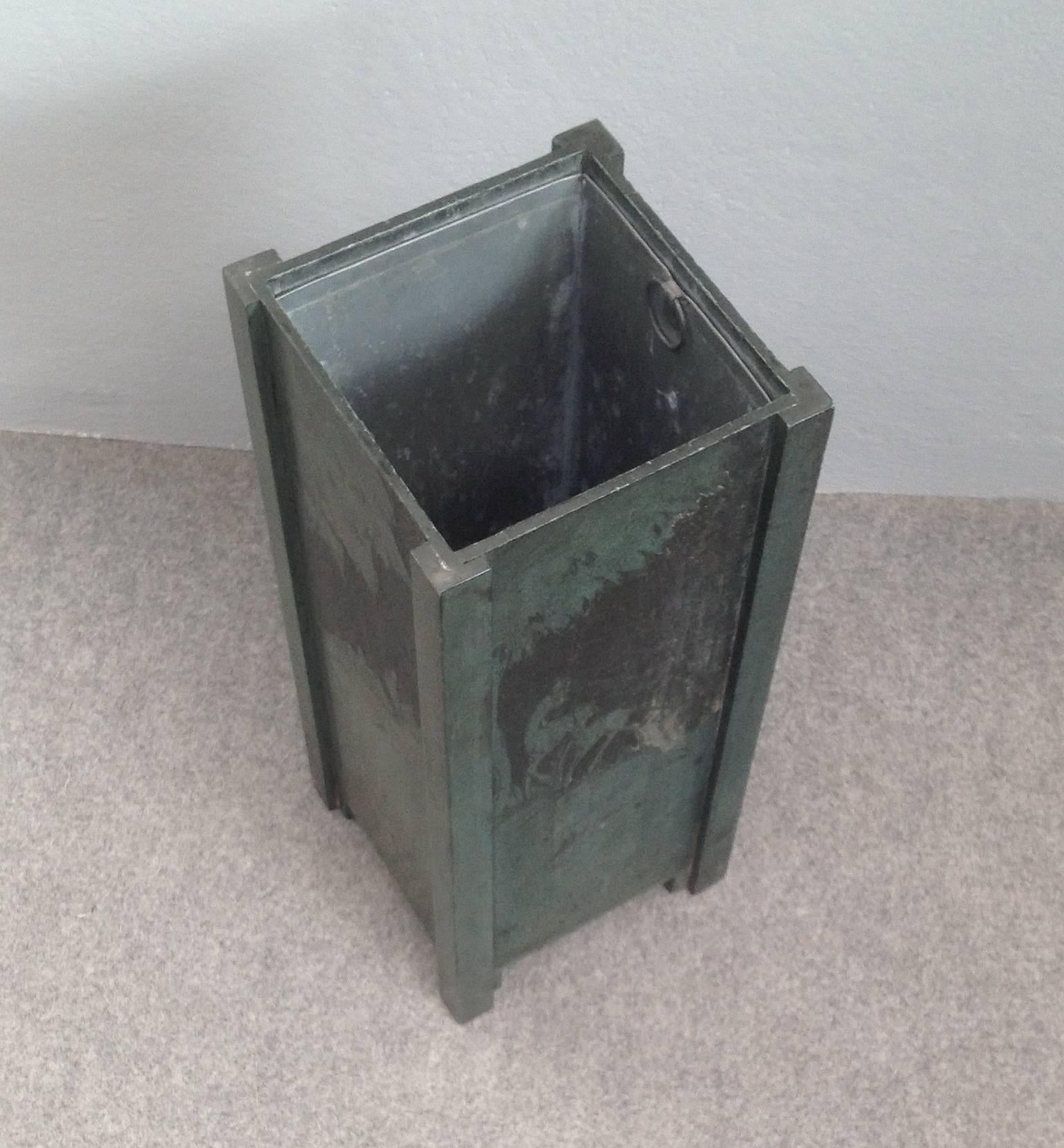 Mid-Century Modern Rare Slate Umbrella Stand