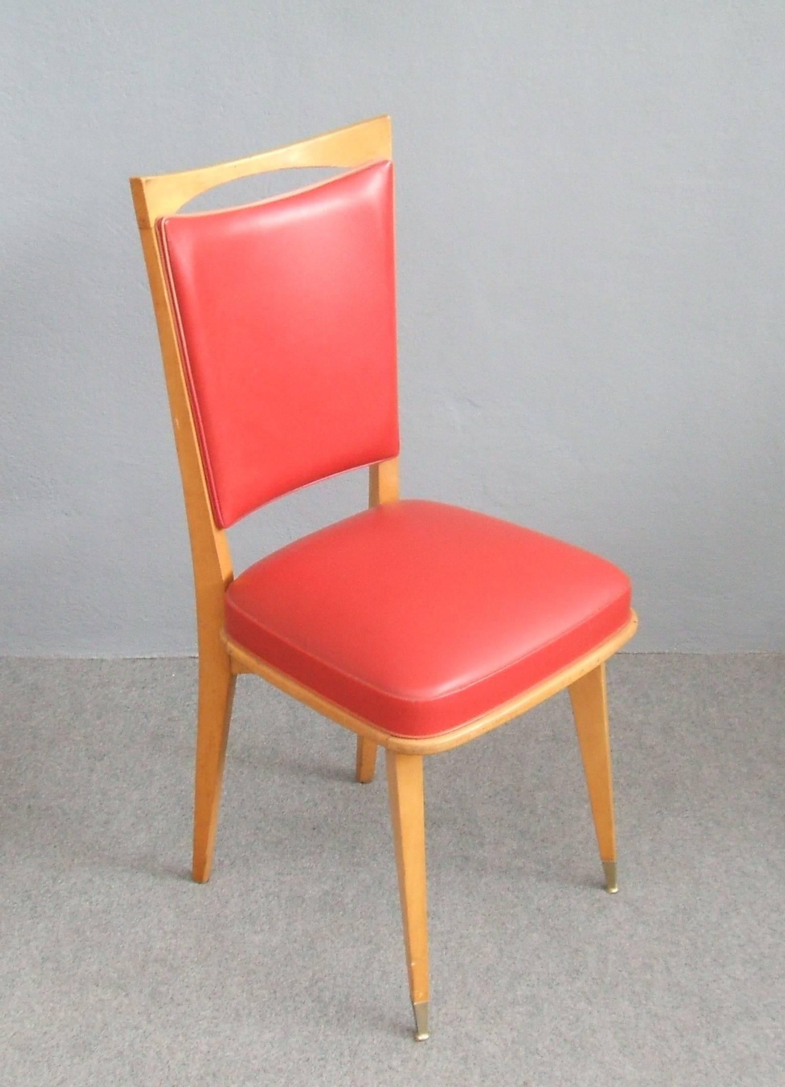 Set of Six Chairs Melchiorre Bega Style 1