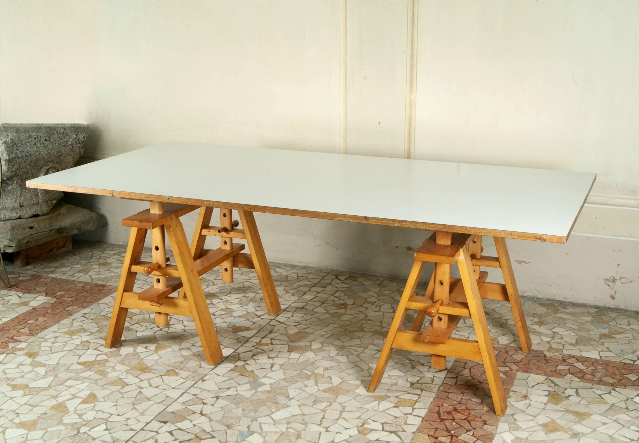 Tisch „Leonardo“ von Achille Castiglioni für Zanotta (Moderne der Mitte des Jahrhunderts) im Angebot