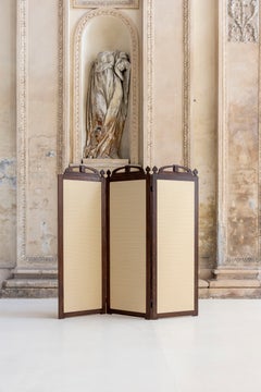 1940s Italian Mid-Century Modern Three-Panel Folding Screen